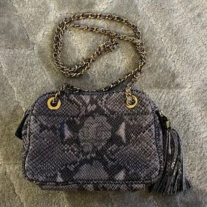 TORY BIRCH CROSSBODY SNAKESKIN PURSE